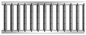 ACO Sleufrooster Euroline, L=1000mm verzinkt staal Euro + Hexa 2.0