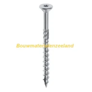 Woodies Ult. spaanplaatschroef 6.0x100 verz. kop zelfb. pt tx-30 deeldr rvs ds 100 st
