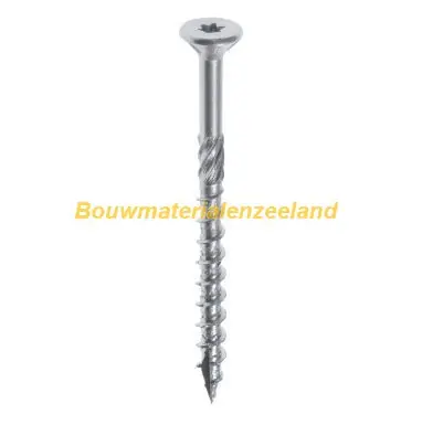 Woodies Ult. spaanplaatschroef 6.0x100 verz. kop zelfb. pt tx-30 deeldr rvs ds 100 st