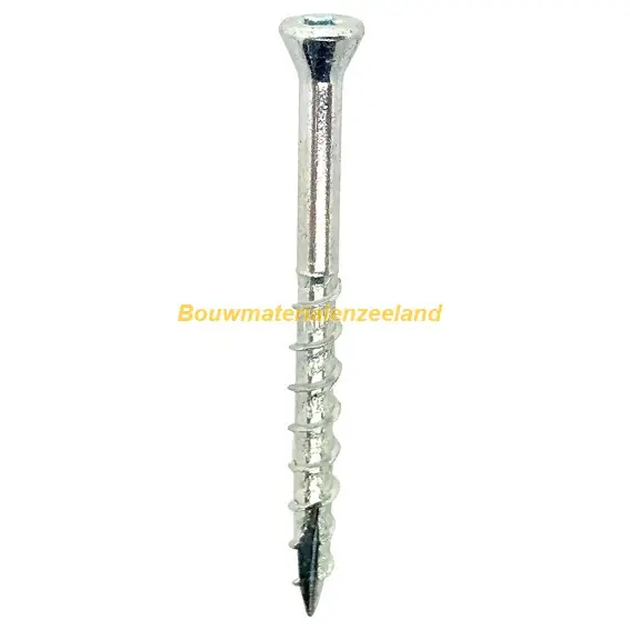 Woodies Ult. glaslatschroef 3.5x40 verz. kop zelfb. pt tx-10 deeldr rvs ds 200 st