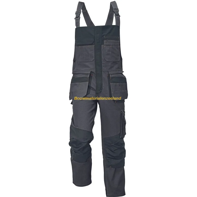 Renmark breteloverall poly/kat, antra/zwart, 50 ( uitlopend )