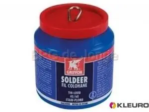 Zak (1 kg) Tinsoldeer 40/60 plat Felder
