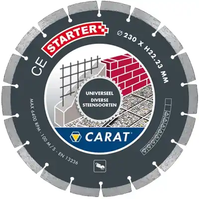 Carat Diamantzaag universeel diam. 125x22,23mm, CE Starter