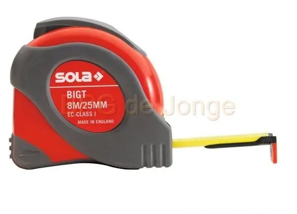Rolbandmaat staal SOLA BigT 19mm L = 5000mm