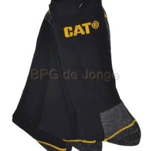 CAT sokken Worker zwart maat 46-50 bundel 3 paar