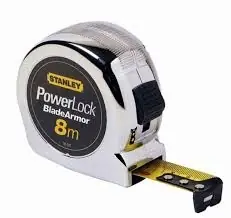 Rolbandmaat powerlock 8m - 25mm op kaart