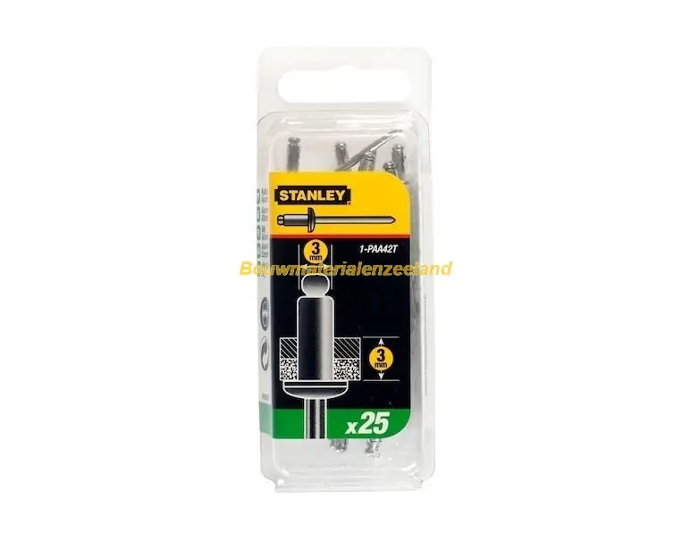 Popnagels 5x7mm - 15 st op kaart