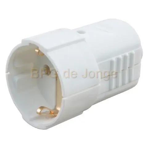 Contrastekker RA 10/16A wit