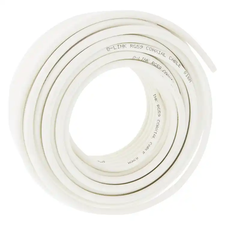 Q-link coax kabel kk klasse a 10.0m wit