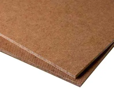 Hardboord blank 122x244x3,2 mm dik