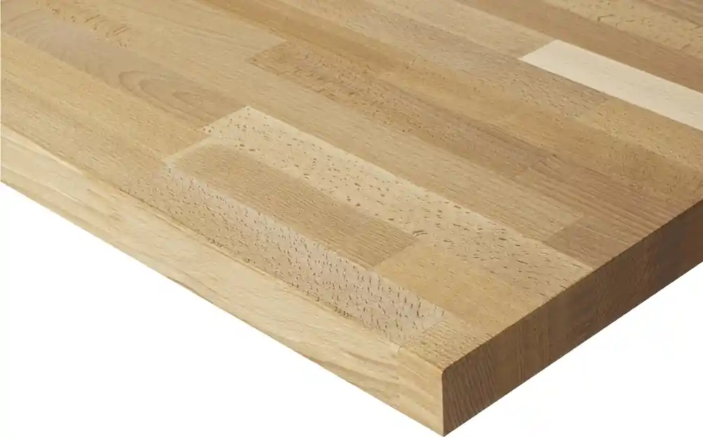 Beuken werkblad massief gesch. 38mm 420x62cm
