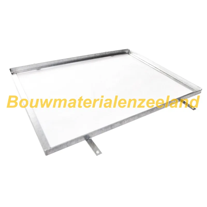 Matomranding, verzinkt hoekstaal met ankers (25x25x2) 910x610 mm