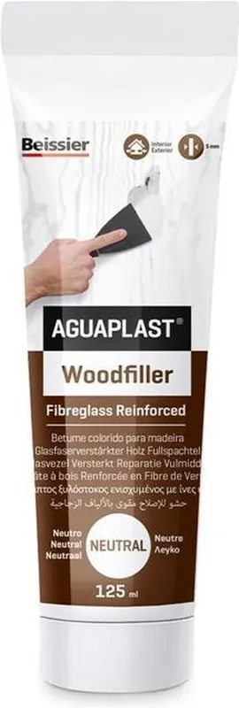 Aguaplast Woodfinisher extra fijne houtplamuur tube 350 gr