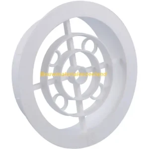 Ventilatierooster diam. 120mm wit