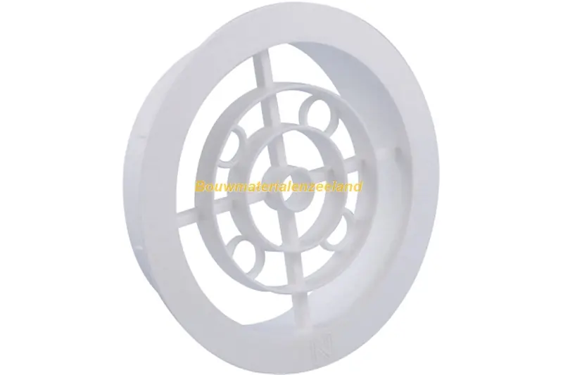 Ventilatierooster diam. 120mm wit