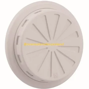 Verstelbaar ventilatierooster wit
