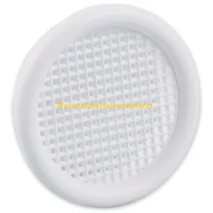 Ventilatierooster diam. 45mm wit