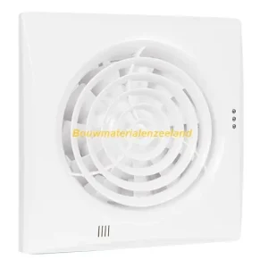 Badkamer/toiletventilator Silencio 125T wit