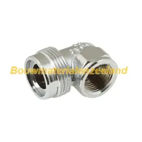 Chroom comf aansl nippel hks 1/2 inch Plieger label gl (GASTEC)
