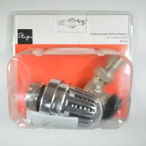Therm rad kraan re 1/2 inch chroom Plieger label rd
