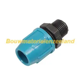 Tyleen overg.kopp 25mmx3/4 inch bu Plieger label bl