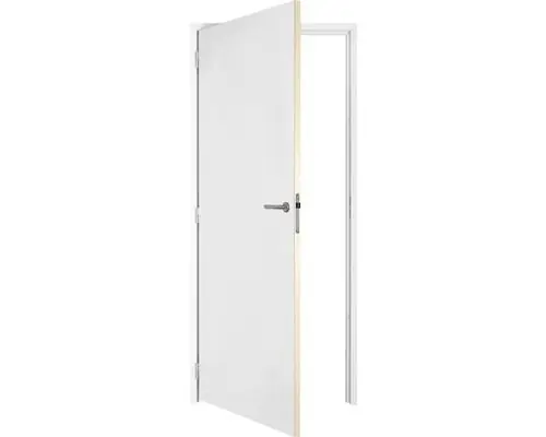 Vuren gemonteerd kozijn met deur honingraat Links stomp 56x120 deurmaat 93x211,5 1x wit gegrond