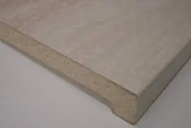 Werzalit afdekkap wit 260x34 mm