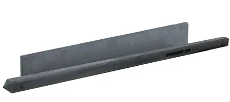 Betonpaal diamantkop 10x10x180 antraciet glad