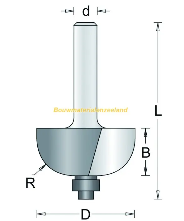 HM Holproffrees D=25.4 R=7.9 (84-8)