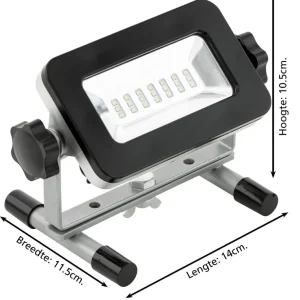 EGLO LED straler PIERA zwart met accu
