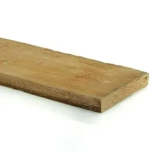 Douglas fijnbezaagde plank 1,5x14x300 cm, groen ge?mpregneerd