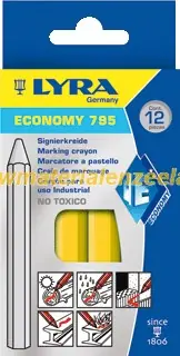 Lyra merk krijt geel 795007 doos 12 stuks