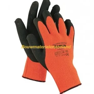 Werkhandschoen winter Palawan Fluor oranje maat 11