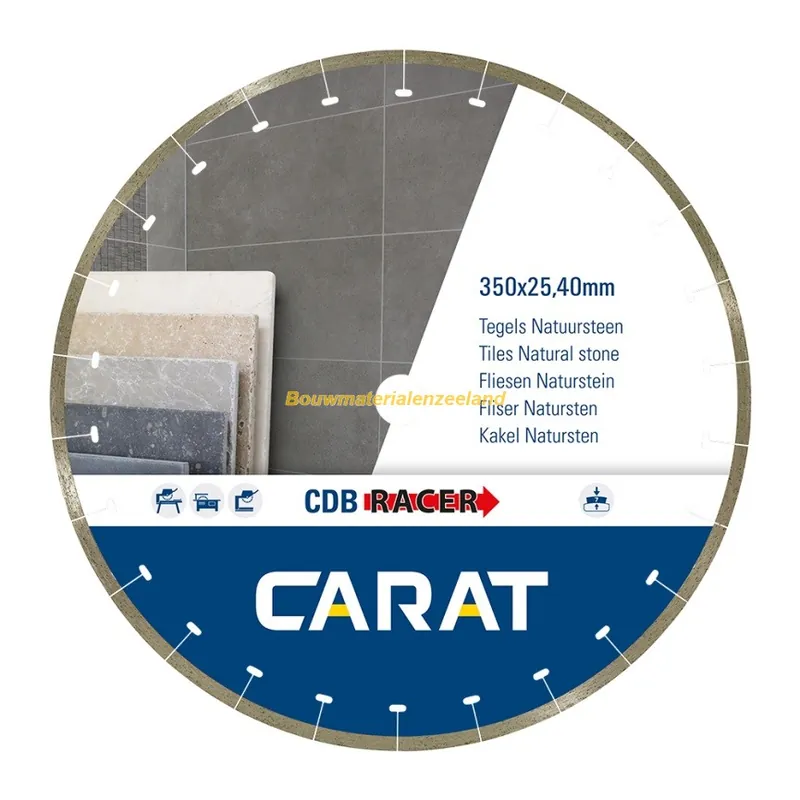Carat Diamantzaag tegels/nat.steen diam. 350x25,40 mm, CDB Racer