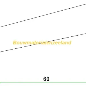 Glaslat I60 meranti 80 mu geg. 275 cm.