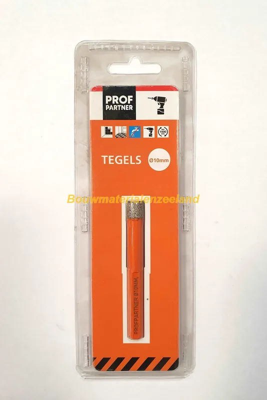 ProfPartner tegelboor droog 10mm zeskant voor (accu)boor droog