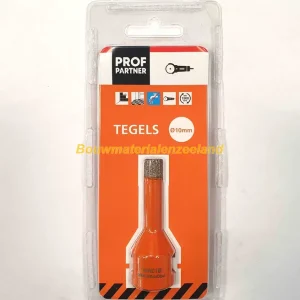 ProfPartner tegelboor droog 10mm M14 aansluiting voor haakse slijper