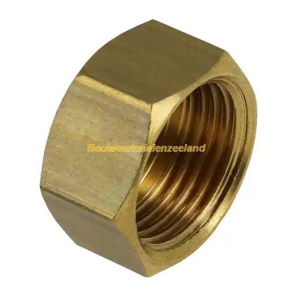 BONFIX draad messing dop 1/2 inch binnen 820810