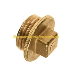 BONFIX draad messing plug 1/4 inch buiten