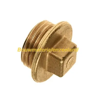 BONFIX draad messing plug 1/4 inch buiten