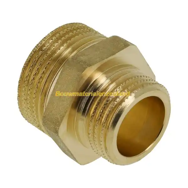 BONFIX draad messing verloopnippel 1/2 inch x 3/8 inch buiten