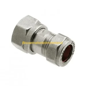 BONFIX chroom gaskoppeling m24 x 15 mm