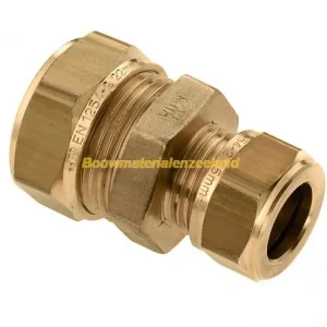 BONFIX knel messing verloopsok 15 x 12 mm