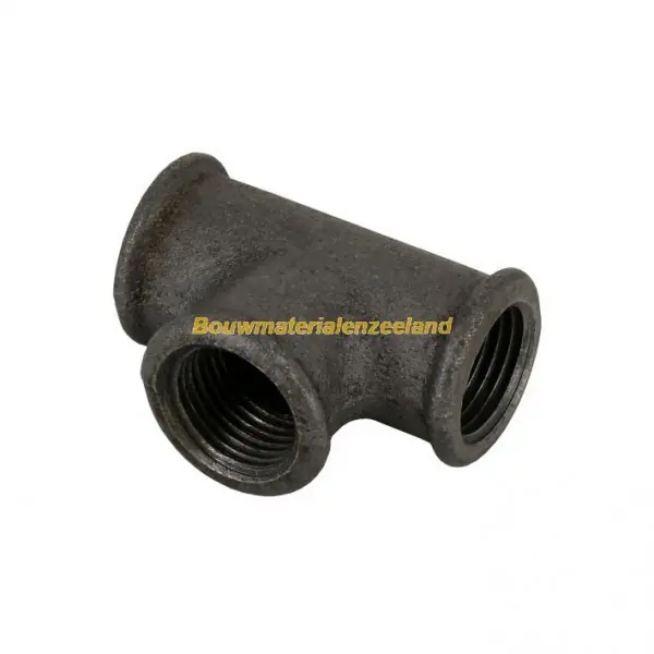 BONFIX malleable T-stuk 1/2 inch binnen