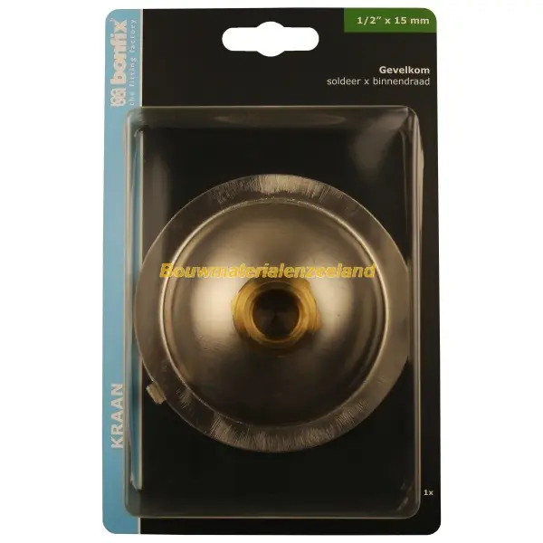 BONFIX Blister gevelkom 15 mm capx1/2 binnen