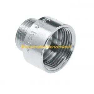 BONFIX Neusstuk 1/2 inch x3/8 inch chroom