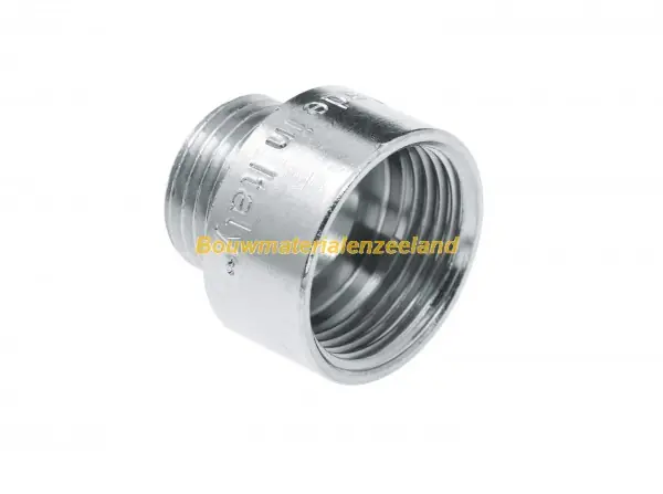 BONFIX Neusstuk 1/2 inch x3/8 inch chroom