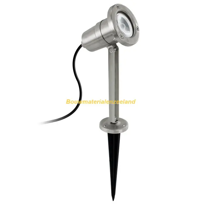EGLO LED Buitenspot NEMA GU10 op spies RVS