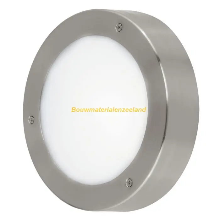 EGLO LED Buitenlamp VENTO 2 diam 185 RVS/wit
