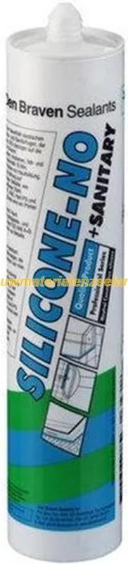 Zwaluw Silicone-NO plus Sanitary antraciet koker 310 ml